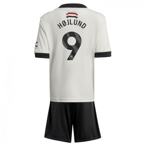 Conjunto Manchester United Hojlund 9 Equipamento Terceiro 2024-25 - Criança Conjunto Manchester United Hojlund 9 Equipamento Terceiro 2024-25 - Criança